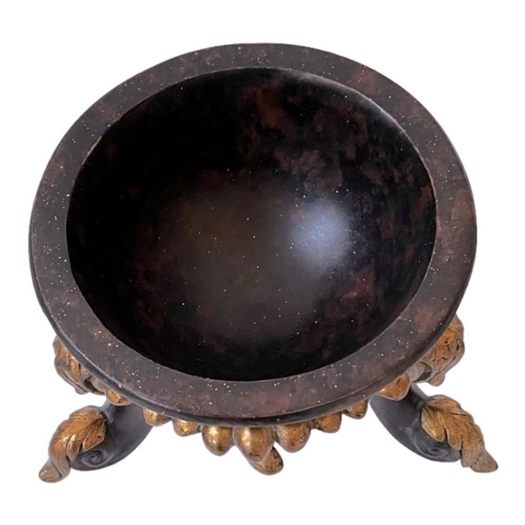 Antique Style Vase Potpourri Pot Standing Bowl Leg Bowl Home Decor Accent - Picture 3 of 4